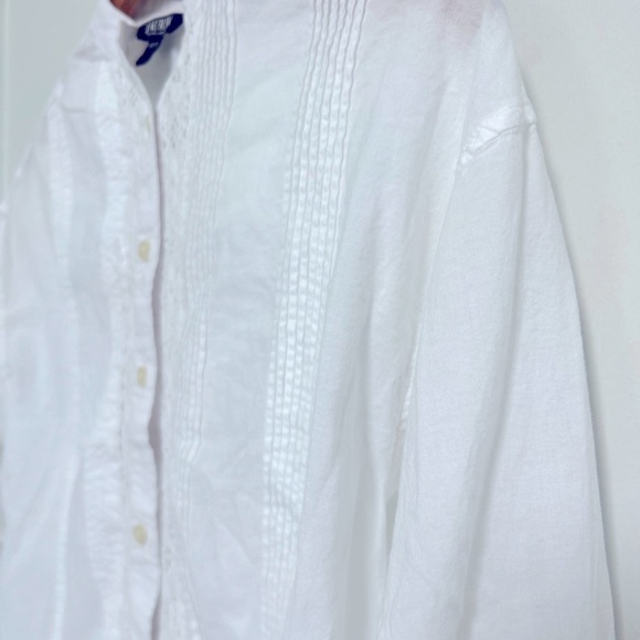 Lauren Ralph Lauren Women's Cotton Long Sleeve Blouse - Picture 2 of 6